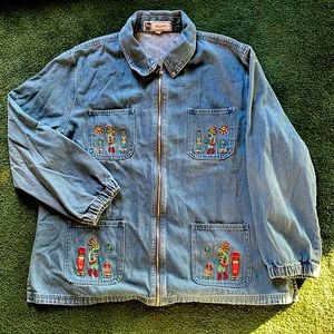 Vintage Passion-I Kokopelli Denim XL Jacket
